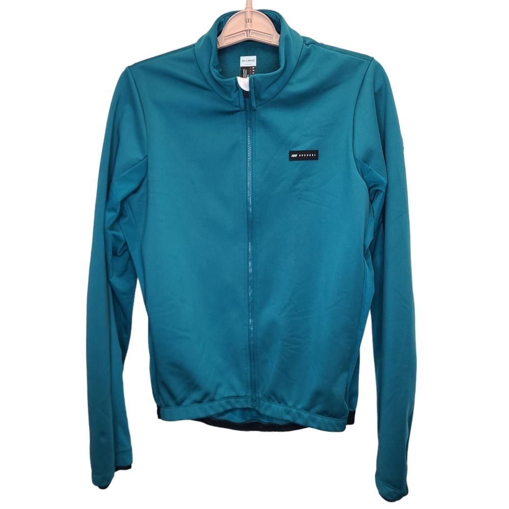 SPEXCEL Mens Teal Green Soft Shell Winter Cycling Windproof Thermal Jacket 2XL